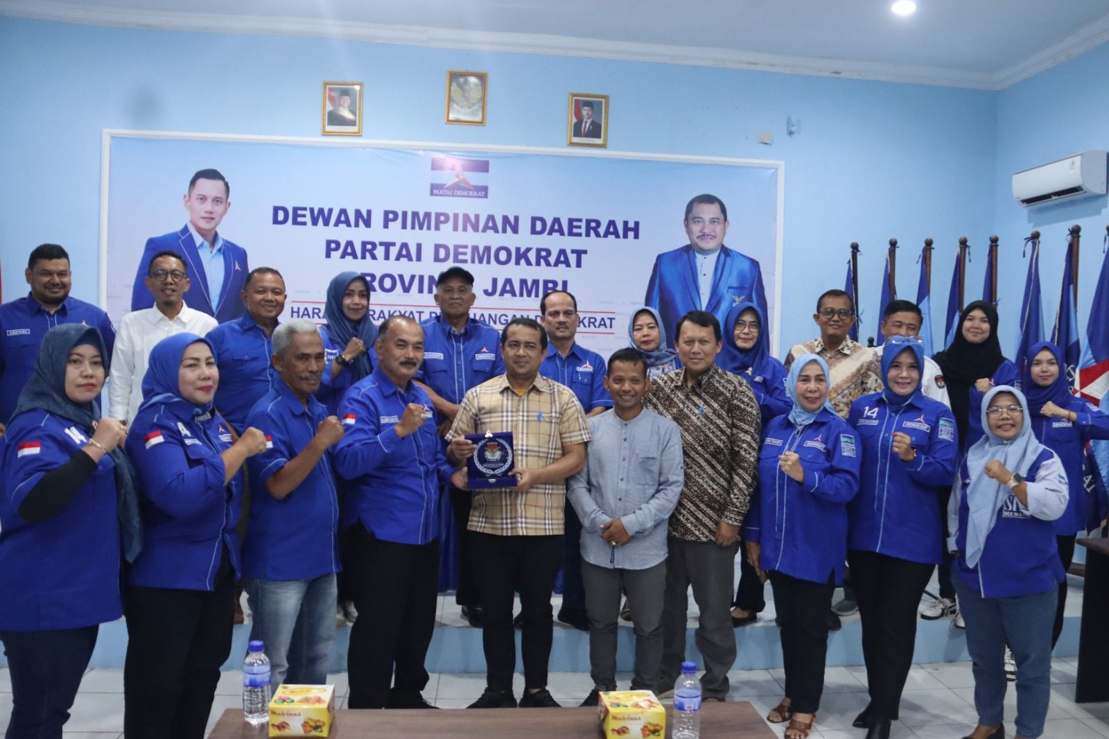 Ketua dan Anggota KPU Provinsi Jambi melakukan Audiensi dengan DPD Partai Demokrat Provinsi Jambi